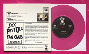 Sex Pistols - Fan Club Lost Live '76 E.P. Issue 6 on Pink Vinyl With Collector Cards