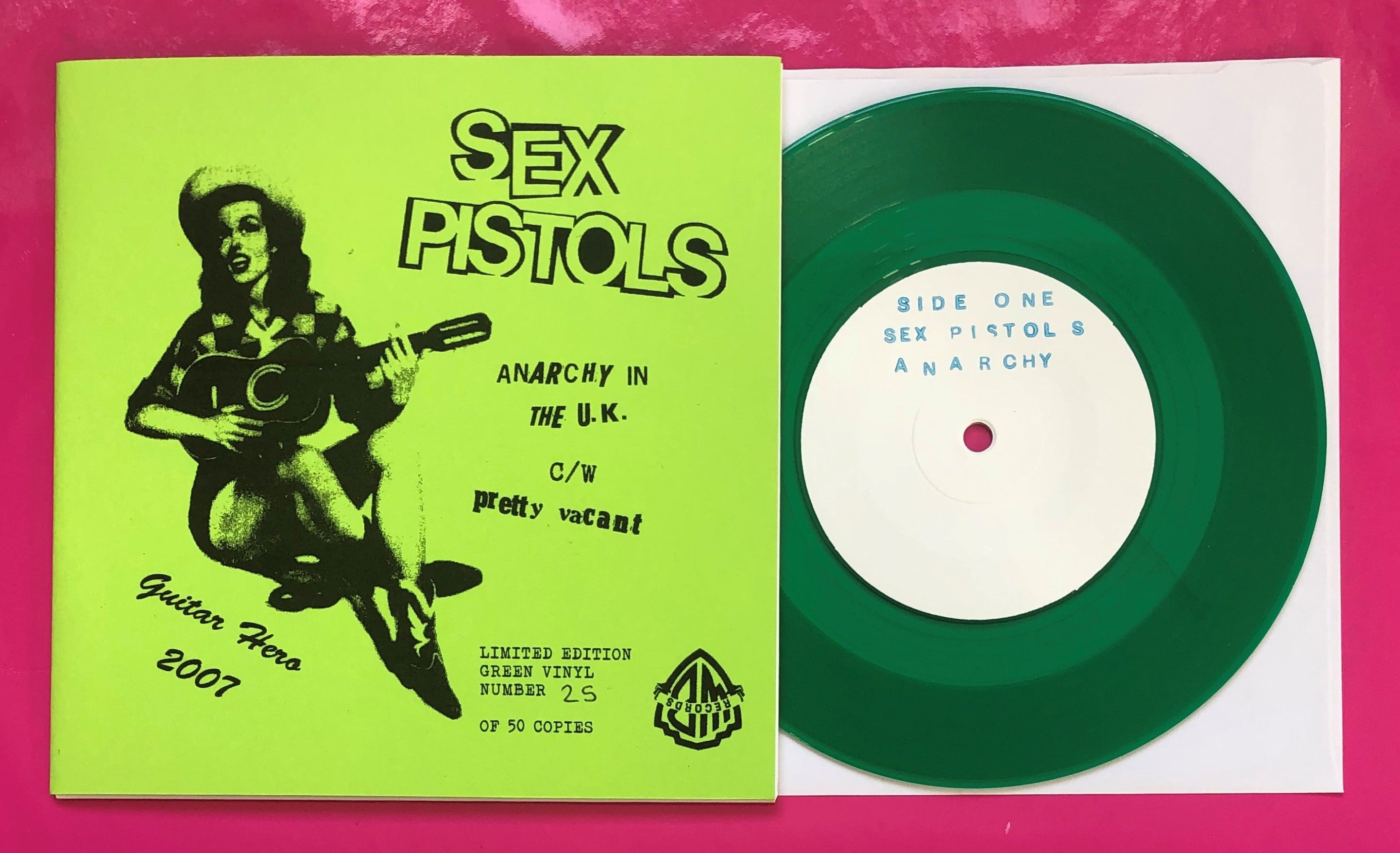 Sex Pistols - Anarchy in the UK / Pretty Vacant Guitar Hero 2007 Green –  Punkrockdisco