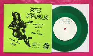Sex Pistols - Anarchy in the UK / Pretty Vacant Guitar Hero 2007 Green Vinyl