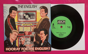 The English - Hooray For The English Punk Power Pop 7" on Albion Records 1981