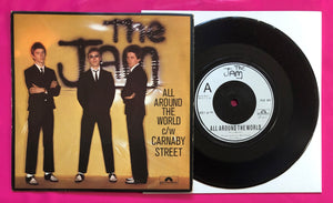 The Jam - All Around The World 7" UK Pressing on Polydor Records 1977