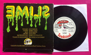 Slime - Controversial / Loony 7" Single on Toadstool Records From 1978
