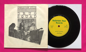 Drug Squad - Operation Julie 7" Single on Bathroom Floor Records From 1980
