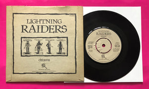 Lightning Raiders - Criminal World 7" Single on Revenge Records From 1981