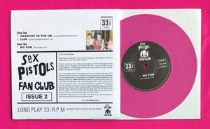 Sex Pistols - Fan Club 7" Rare Pink Vinyl Issue 2 Maasbree Radio 77 E.P.