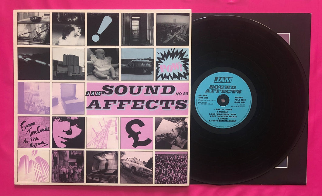 The Jam - Sound Affects LP UK / Norway Variant on Polydor Records From 1980