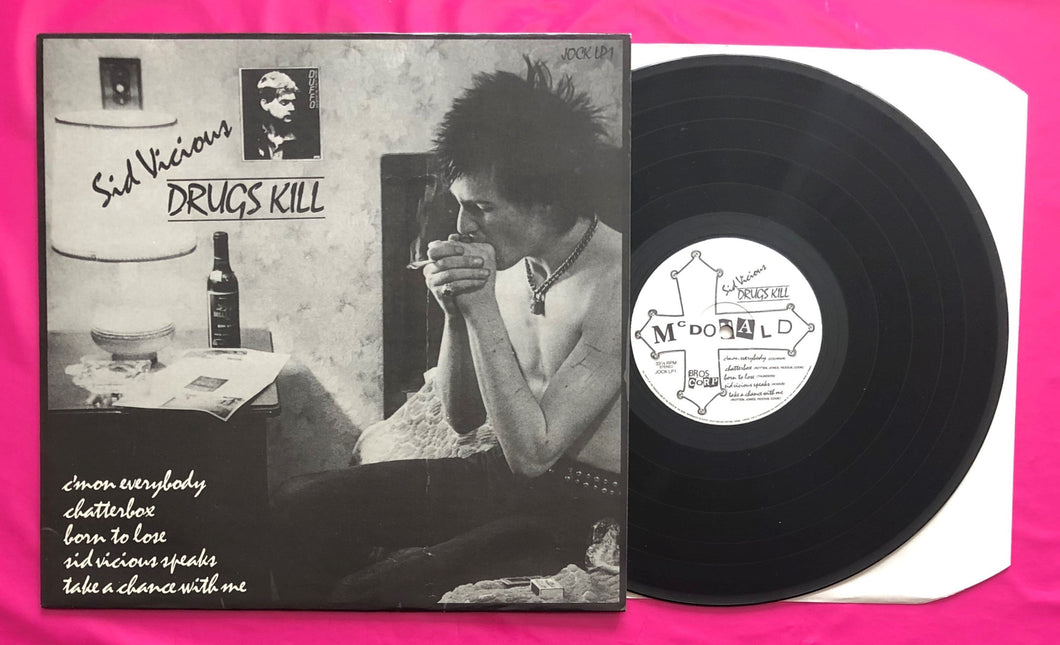 Sex Pistols / Sid Vicious - Last Show on Earth / Drugs Kill LP McDonald Bros 1986
