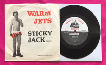Load image into Gallery viewer, Warm Jets - Sticky Jack 7&quot; Single Released on Bridge House Records in 1978