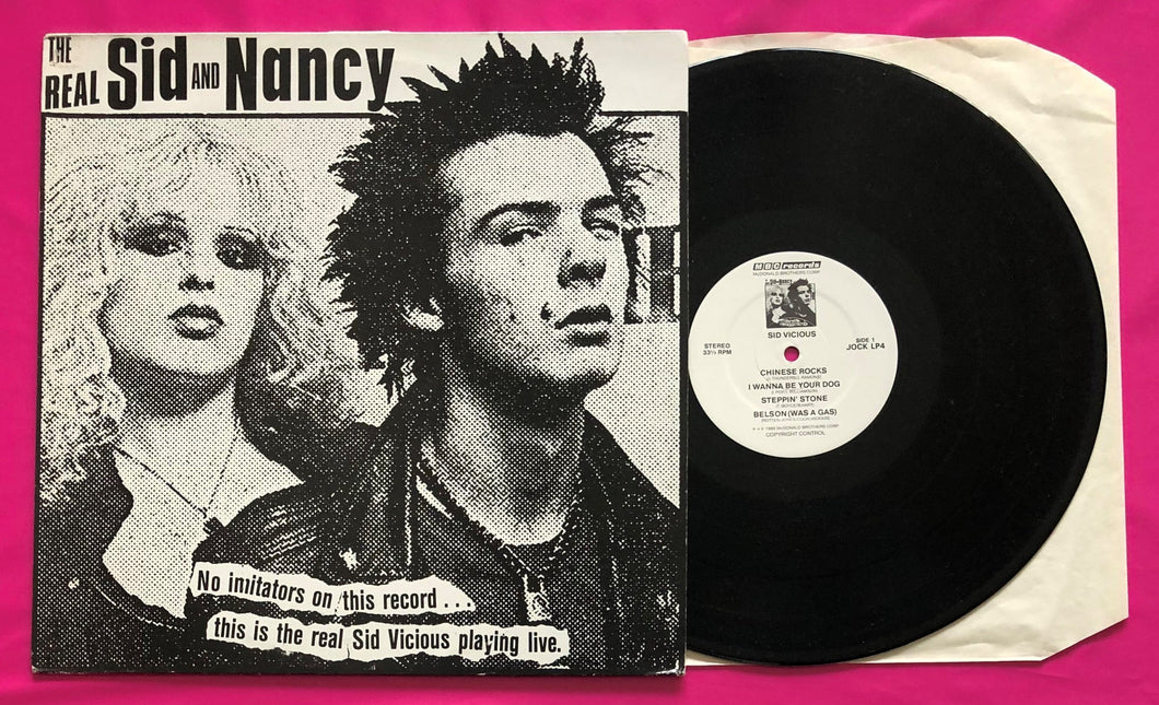 Sid Vicious - The Real Sid & Nancy Live LP Released on MBC Records in 1986