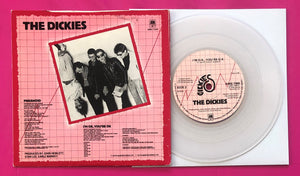 The Dickies - Paranoid 7" Milky Clear 1st Pressing Released in 1978 on A&M Records