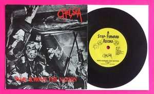 Chelsea - War Across The Nation 7" Single on Step Forward Records 1982
