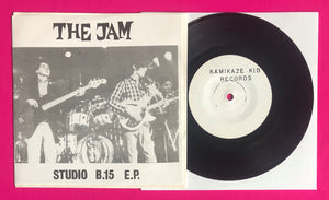 The Jam - Studio B.15 E.P. Unofficial 1981 Radio session 7"  Kamikaze Kid Records