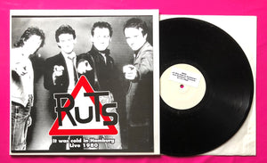 Ruts - It Was Cold in Hamburg Live LP Recorded 1980 Hit & Run Records in 2001