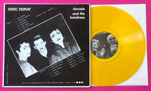 Siouxsie & The Banshees - Static Display LP Live 80/81 Yellow Vinyl From 1981