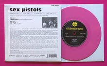 Load image into Gallery viewer, Sex Pistols - Swear I Stayed For The Encore Live &#39;76 EP Pink Vinyl 7&quot; Single