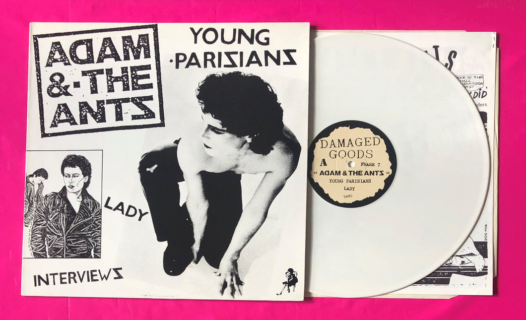 Adam & the Ants - Young Parisians / Lady White Vinyl 12