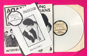 Adam & the Ants - Young Parisians / Lady White Vinyl 12" Damaged Goods