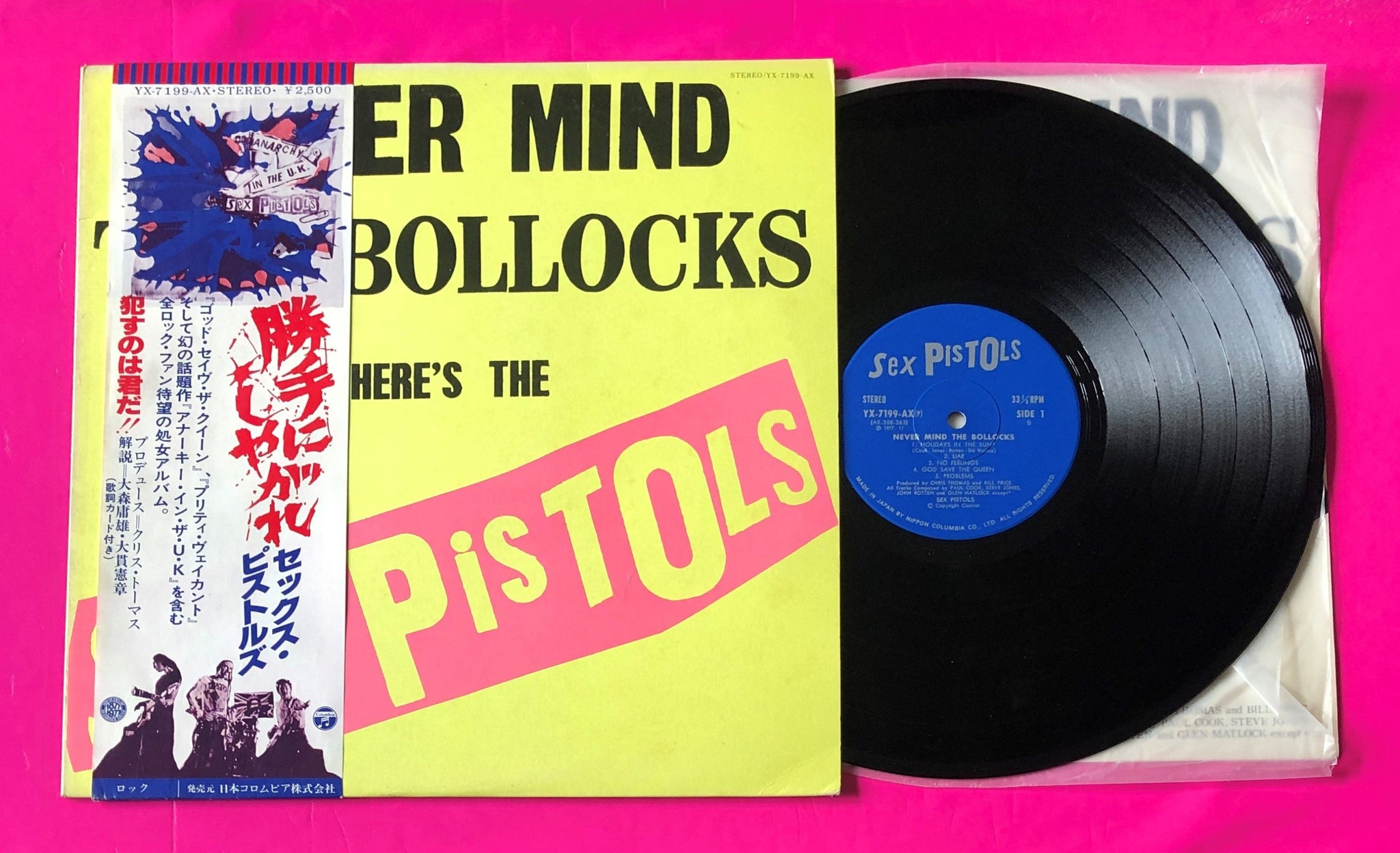 Sex Pistols - Never Mind The Bollocks LP Japanese 1st Press 2nd Obi Ve –  Punkrockdisco