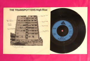 The Trainspotters - High Rise 7" Single From 1979 on Arista Records